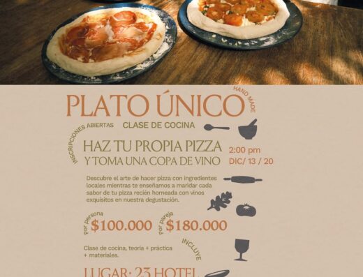 ¡Haz tu propia pizza! – Plato Único – Clase de Cocina