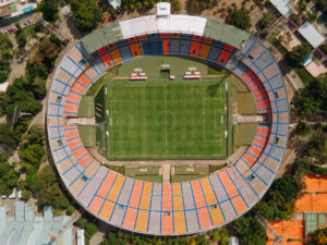 Vista del Estadio Atanasio Girardot, uno de los principales escenarios deportivos de Medellín.